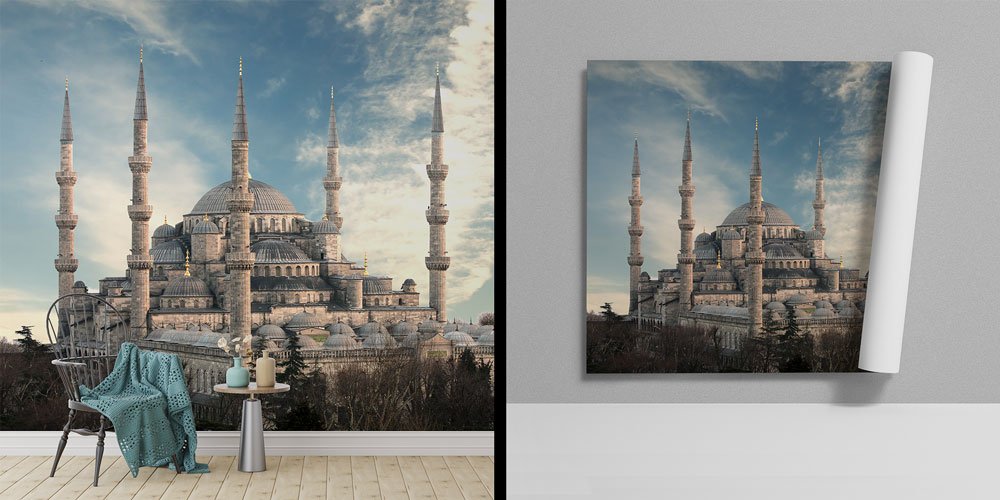 islam-cami-duvar-kagidi-6177-00 Sultanahmet Camii Duvar Kağıdı 6177