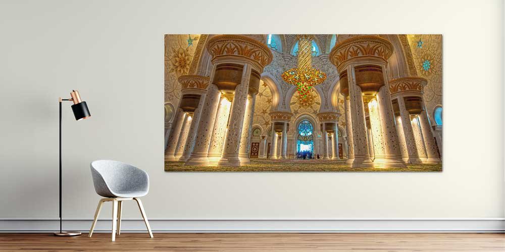 islam-cami-duvar-panosu-11358-01 Şeyh Zayed Camii İç Mekan Duvar Dekoru 11358