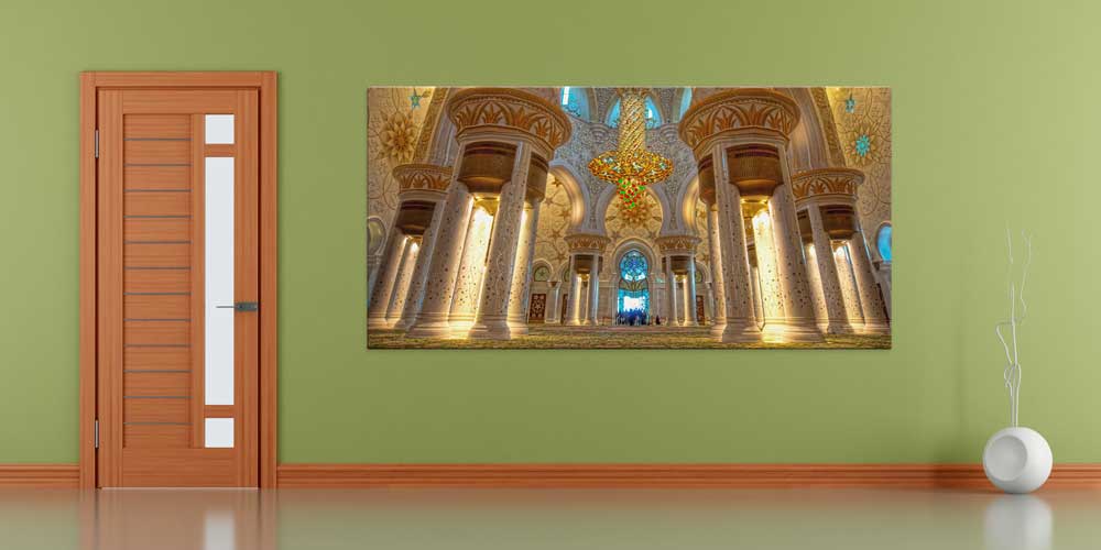 Şeyh Zayed Camii İç Mekan Duvar Dekoru 11358