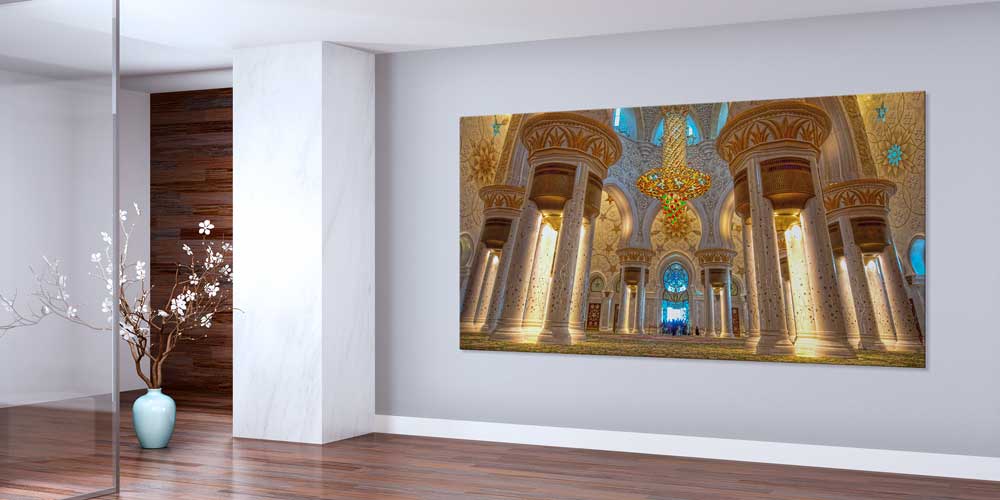 Şeyh Zayed Camii İç Mekan Duvar Dekoru 11358