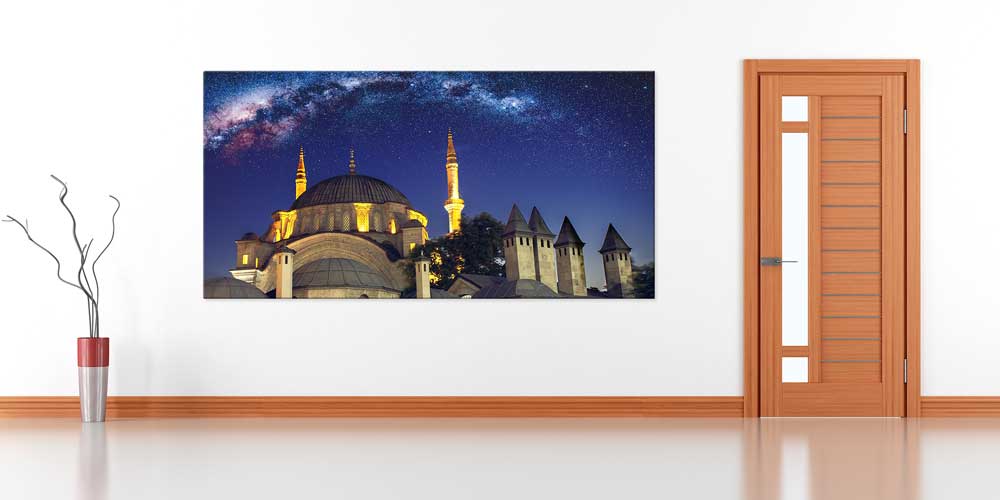 islam-camii-mimarisi-11472-02 Türkiye Camileri Büyük Ebatlı Duvar Dekoru – 11472