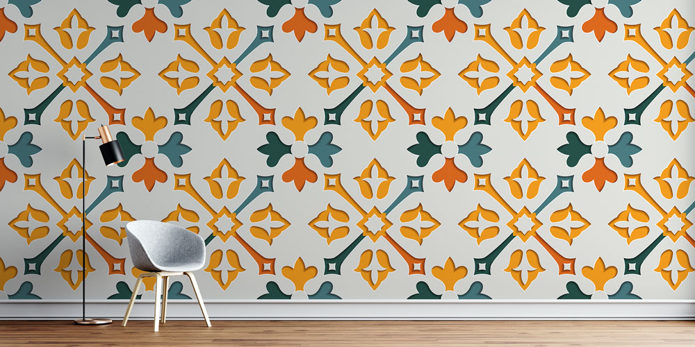 İslami Desenli Duvar Kağıdı 6111