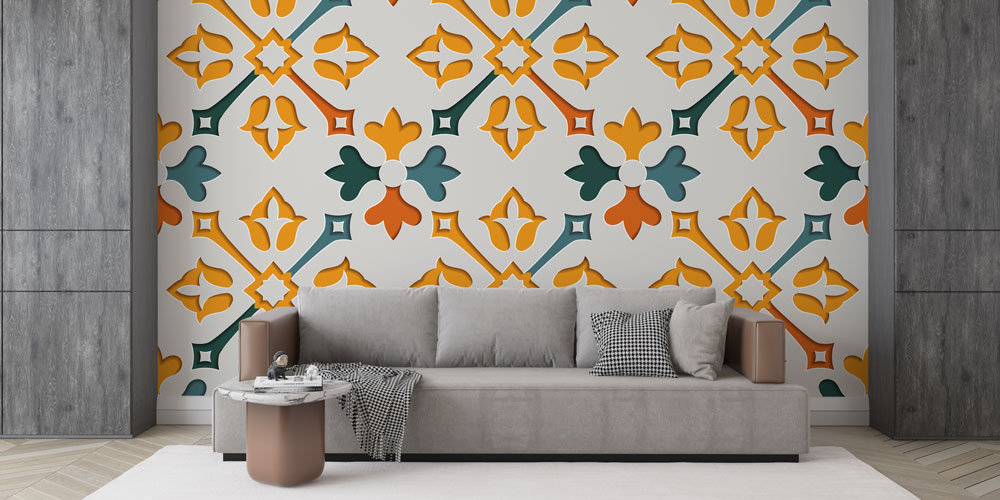 İslami Desenli Duvar Kağıdı 6111