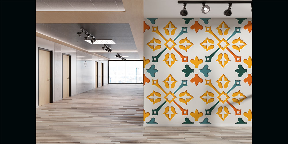 İslami Desenli Duvar Kağıdı 6111