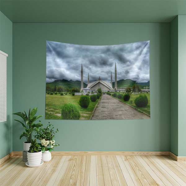 Faysal Camii İslambad Pakistan Duvar Örtüsü 10561