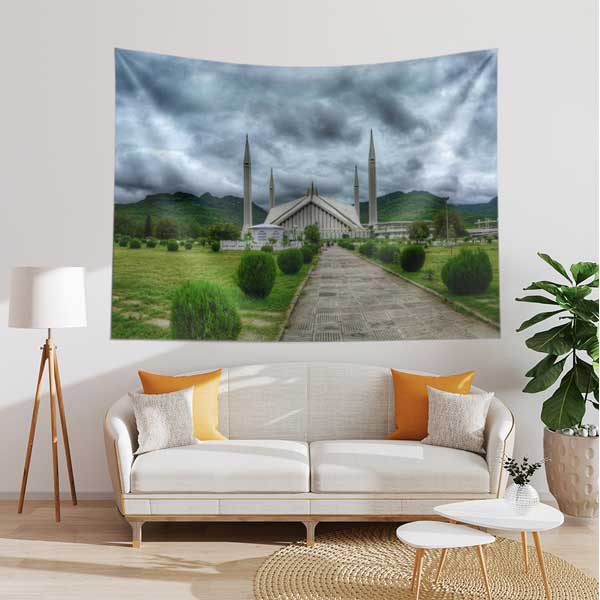 Faysal Camii İslambad Pakistan Duvar Örtüsü 10561