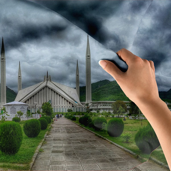 Faysal Camii İslambad Pakistan Duvar Örtüsü 10561