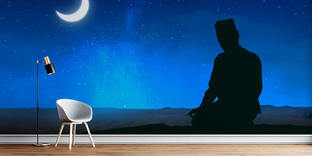 islam-dua-duvar-dekor-10413-0 Gece Namazı ve Miraç Temalı Duvar Kağıdı 10413