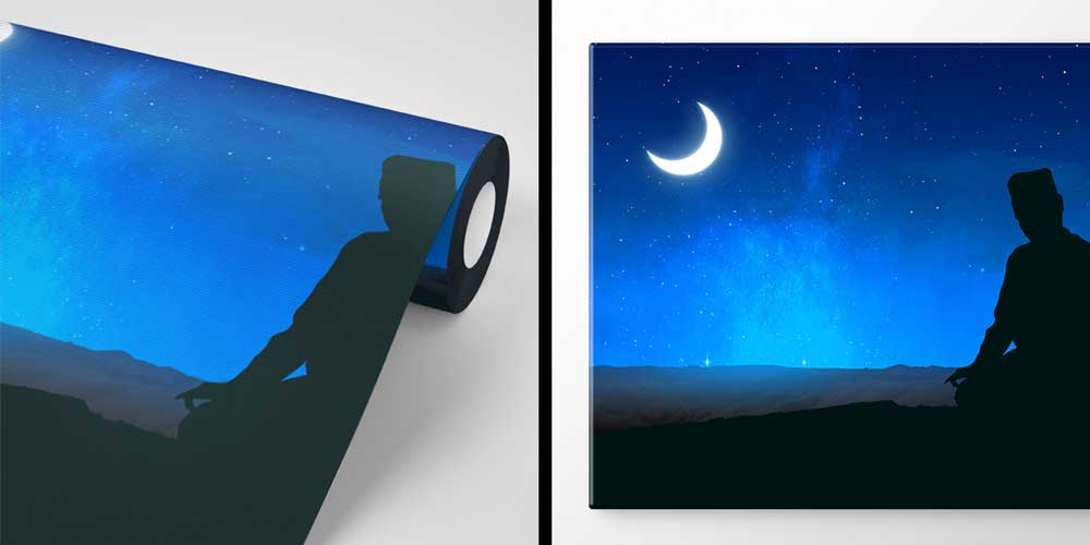 islam-dua-duvar-dekor-10413-03 Gece Namazı ve Miraç Temalı Duvar Kağıdı 10413