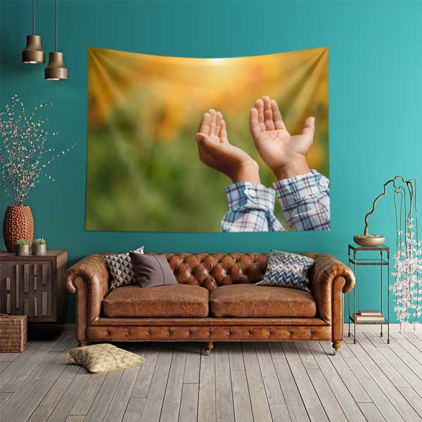 Dua Eden Çocuk Duvar Örtüsü 10534