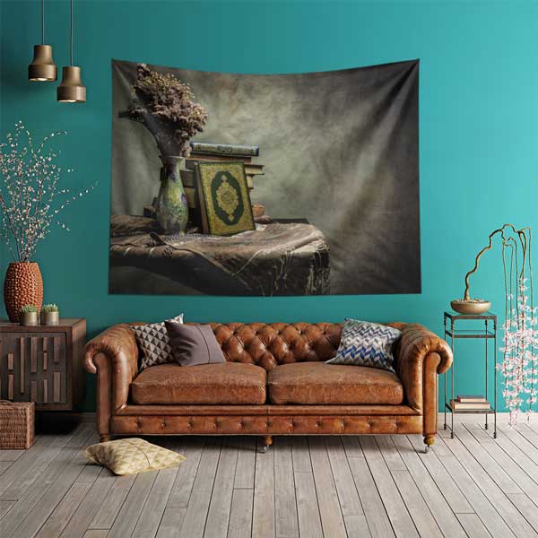 islam-duvar-decoration-10622-01 Kur’an-ı Kerim ve Kitaplar Duvar Örtüsü 10622