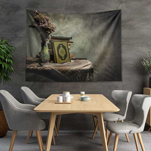 islam-duvar-decoration-10622-02 Kur’an-ı Kerim ve Kitaplar Duvar Örtüsü 10622