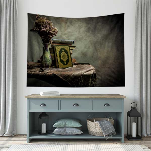 islam-duvar-decoration-10622-03 Kur’an-ı Kerim ve Kitaplar Duvar Örtüsü 10622