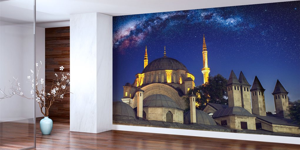 Türkiye Camileri Duvar Kağıdı - İslami Duvar Giydirme ve Kaplama 6167