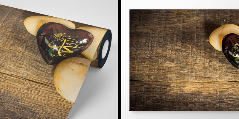 Kalpli Hat Sanatı Muhammed Yazılı İslami Duvar Kağıdı 10513