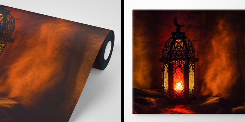 Kandil Motifli Dekoratif Duvar Kağıdı 10506