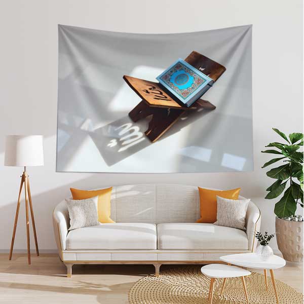 islam-duvar-dekorasyonu-10618-03 Kur’an-ı Kerim Temalı Duvar Örtüsü 10618