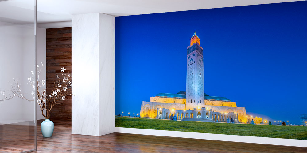 Hasan II Camii Akşam Manzarası Duvar Kağıdı 10441