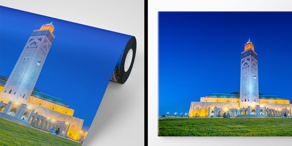 Hasan II Camii Akşam Manzarası Duvar Kağıdı 10441