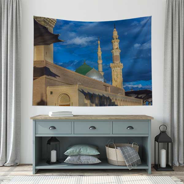Medine Mescid-i Nebevi Duvar Örtüsü Kumaş Baskı 10625
