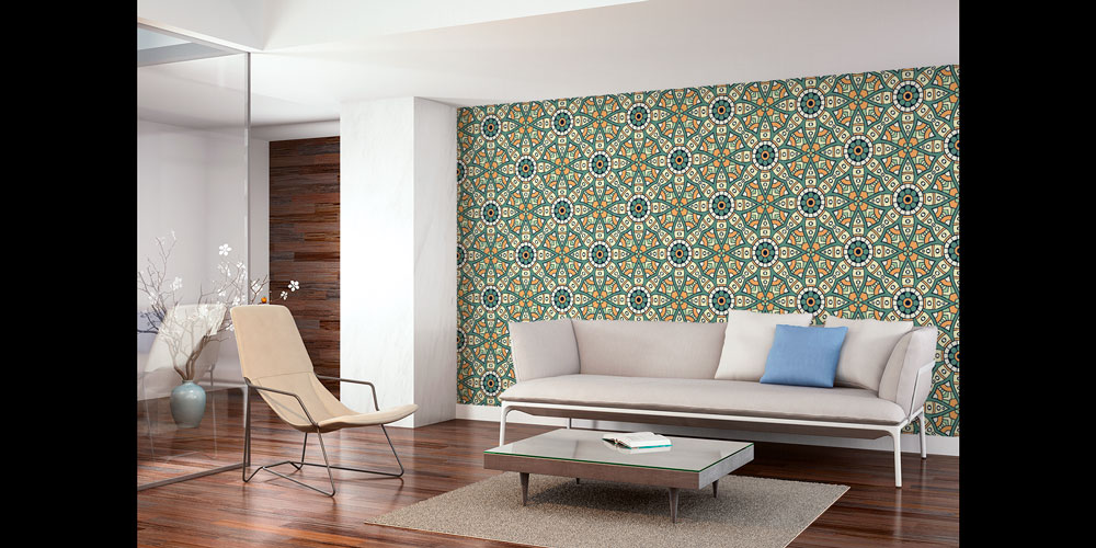 islam-duvar-kagidi-6127-01 Mandala ve İslami Motifli Desenli Duvar Kağıdı 6127