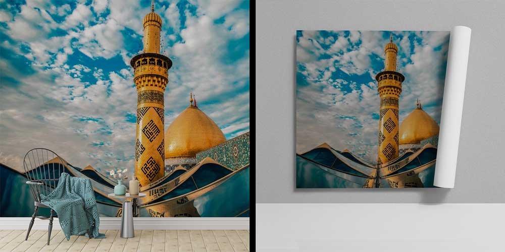 Altın Kubbeli ve Çinili Cami Duvar Kağıdı 10439