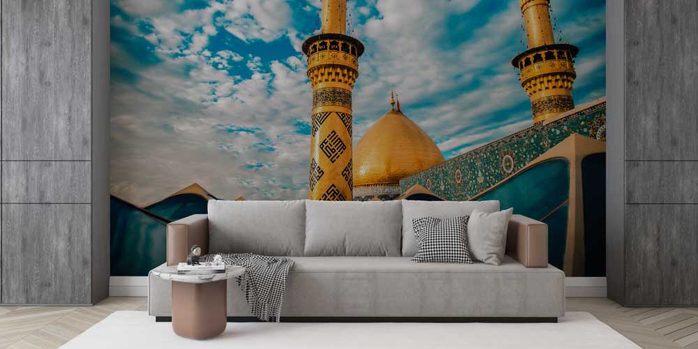 Altın Kubbeli ve Çinili Cami Duvar Kağıdı 10439
