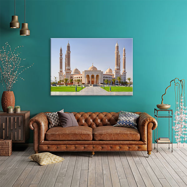 Yemen Salih Camii Temalı Kanvas Tablo – 10786