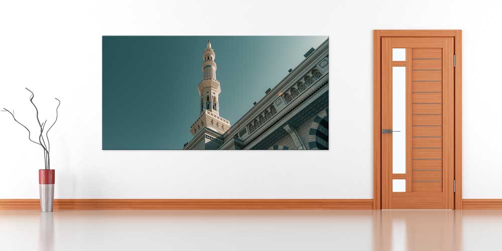 Medine Mescid-i Nebevi Minare Detaylı Büyük Ebat Duvar Dekoru – 11459