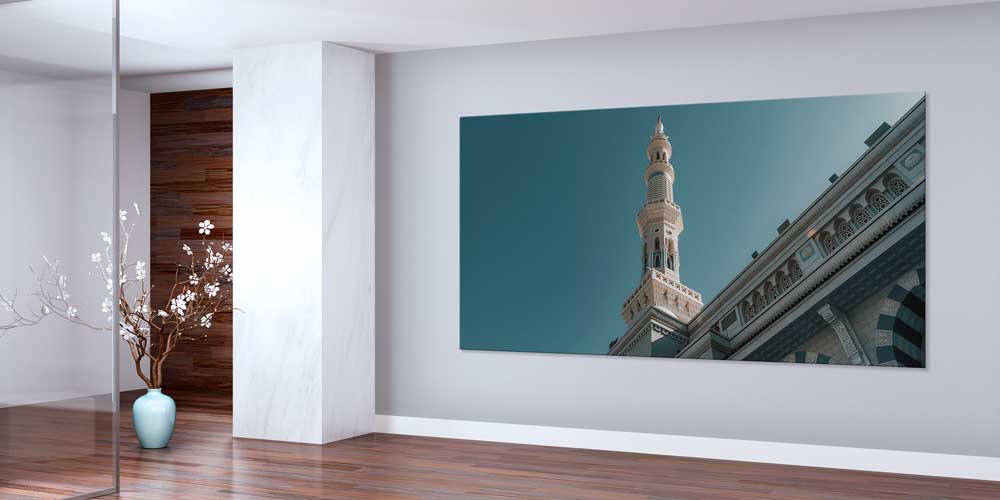 Medine Mescid-i Nebevi Minare Detaylı Büyük Ebat Duvar Dekoru – 11459