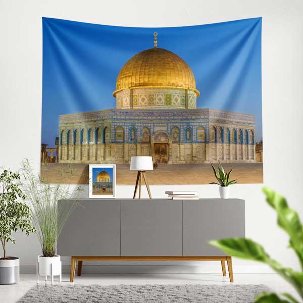 Kudüs Kubbet-üs-Sahra Duvar Örtüsü 10544