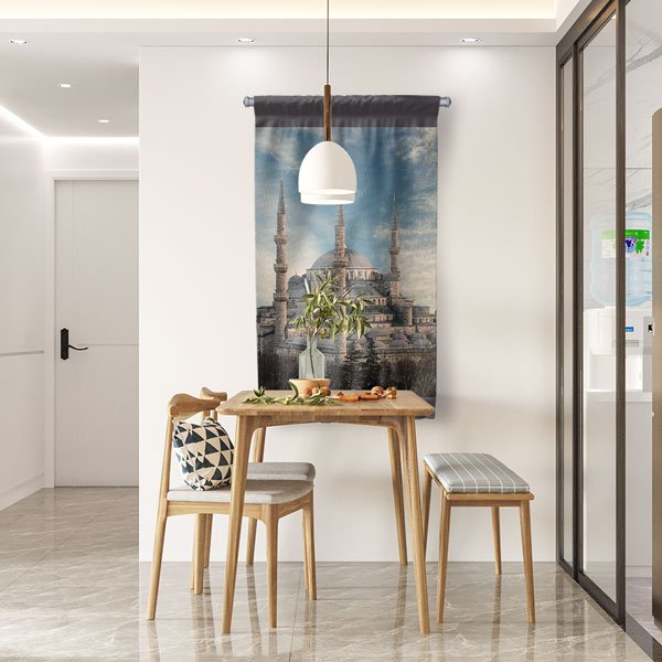 Sultanahmet Camii İstanbul Duvar Flaması Kumaş Baskı 10768