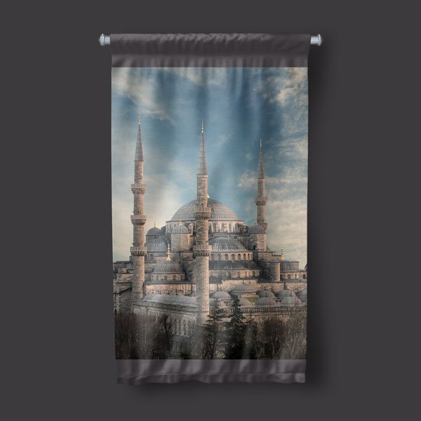 Sultanahmet Camii İstanbul Duvar Flaması Kumaş Baskı 10768
