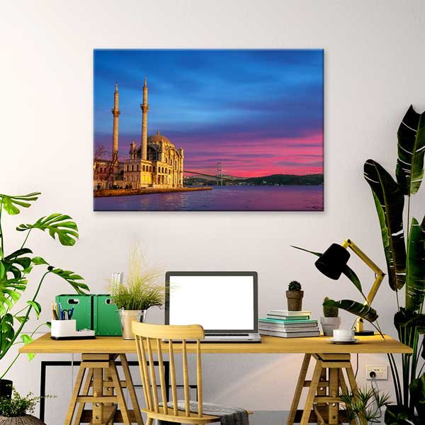 Türkiye Camileri İstanbul Manzaralı Kanvas Tablo – 10918