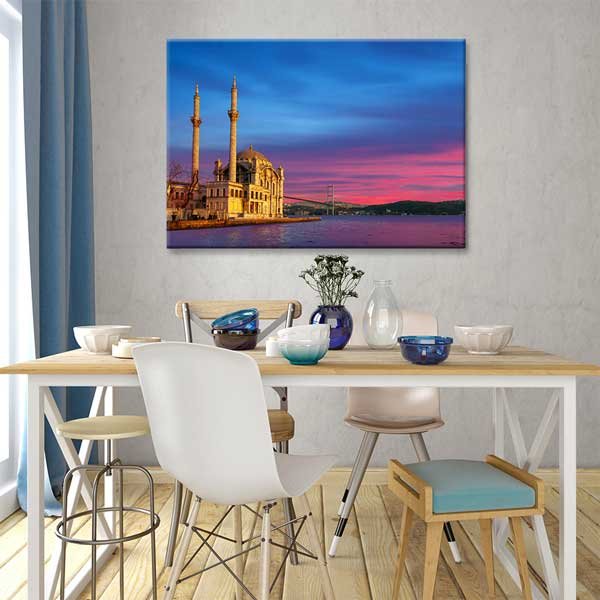 Türkiye Camileri İstanbul Manzaralı Kanvas Tablo – 10918