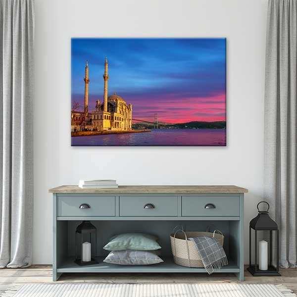 Türkiye Camileri İstanbul Manzaralı Kanvas Tablo – 10918