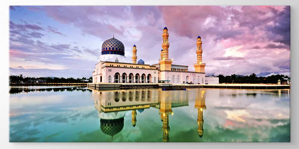 Kota Kinabalu Yüzen Cami Duvar Dekoru 11360