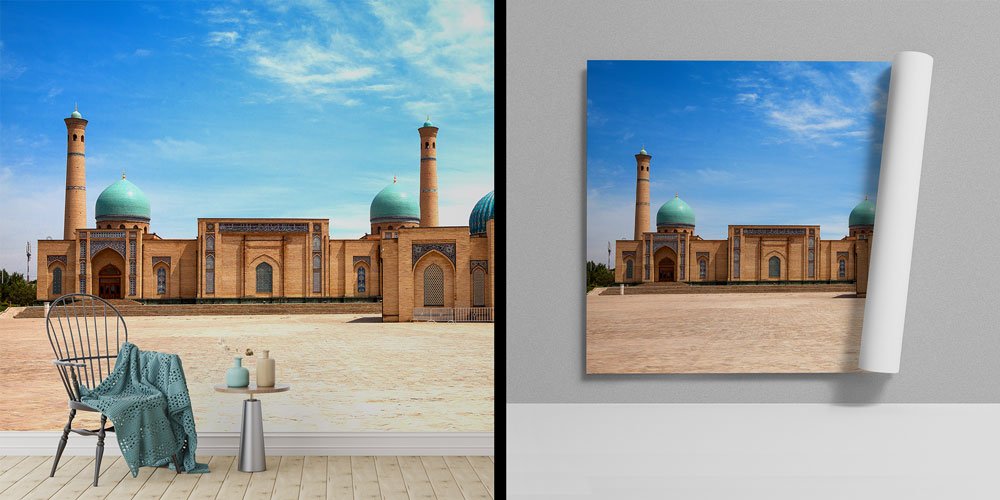 Şeyh Zayed Camii Gün Batımı Duvar Kağıdı 6155