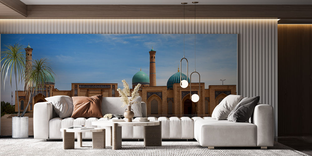 Şeyh Zayed Camii Gün Batımı Duvar Kağıdı 6155