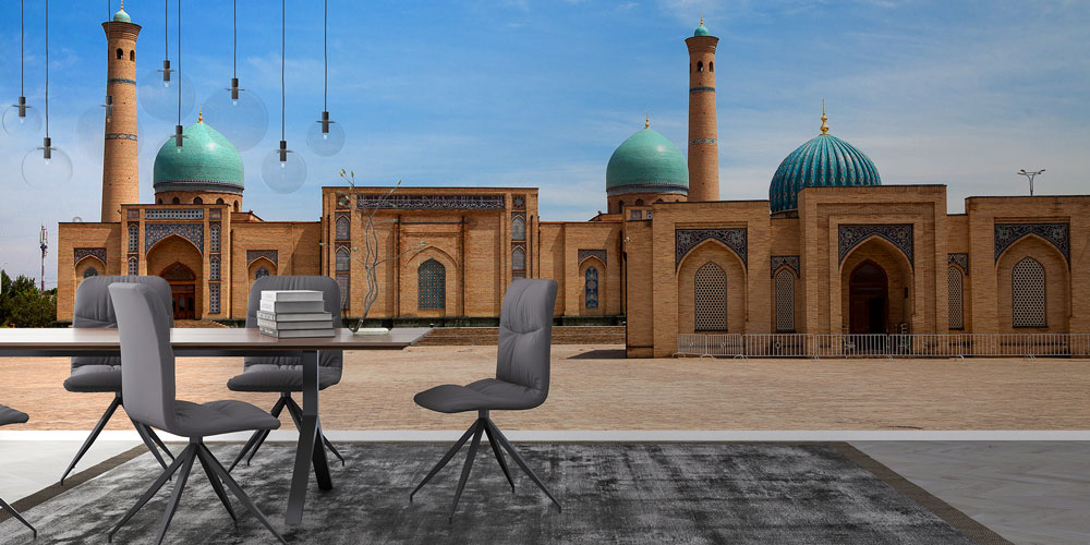 Şeyh Zayed Camii Gün Batımı Duvar Kağıdı 6155