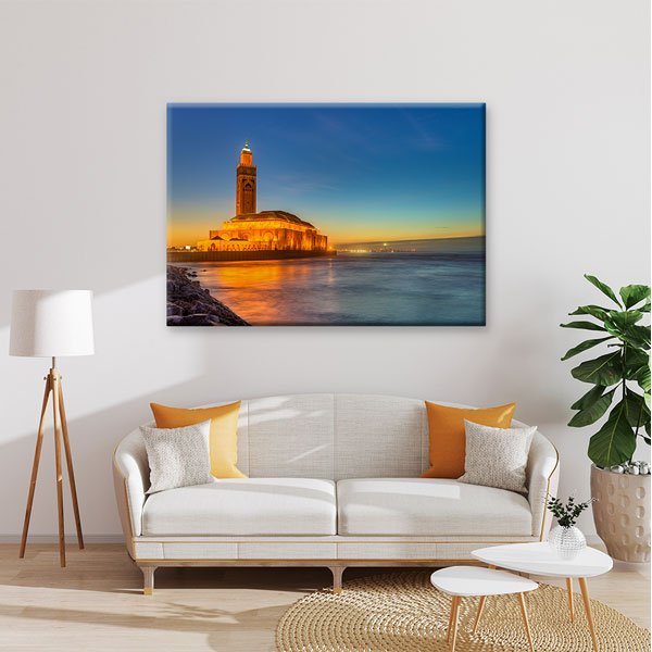 Fas Hasan 2 Camii Temalı Kanvas Tablo – 10779