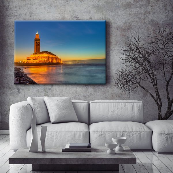 Fas Hasan 2 Camii Temalı Kanvas Tablo – 10779