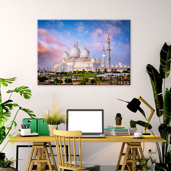 Hassan II Camii Gece Manzarası Kanvas Tablo – 10796