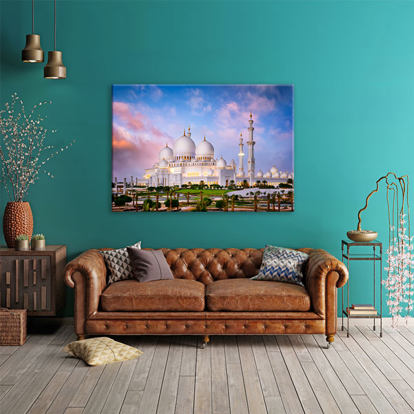 Hassan II Camii Gece Manzarası Kanvas Tablo – 10796