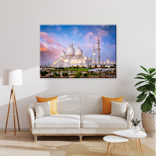 Hassan II Camii Gece Manzarası Kanvas Tablo – 10796