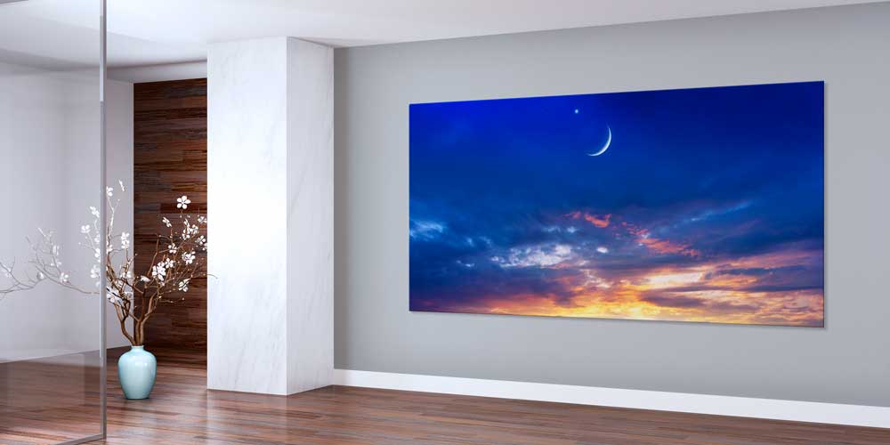 islam-duvar-tablolar-11441-03 Hilal ve Gün Doğumu Manzaralı Büyük Ebatlı Duvar Dekoru 11441