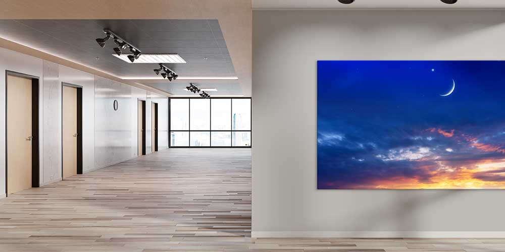 islam-duvar-tablolar-11441-04 Hilal ve Gün Doğumu Manzaralı Büyük Ebatlı Duvar Dekoru 11441