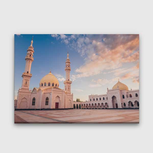 islam-duvar-tablolari-10775-00 El-Şerif Camii Gün Batımı Dekoratif Tablo – 10775