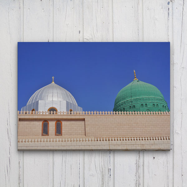 Medine Mescid-i Nebevi Kubbe Tasarımlı Kanvas Duvar Tablosu – 10899