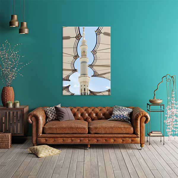 Medine Mescid-i Nebevi Minare Kanvas Duvar Tablosu – 10920